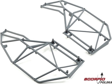 Losi Rock Rey: Klatka boczna nadwozia szara Losi Rock Rey: Klatka boczna nadwozia szara / LOS230039