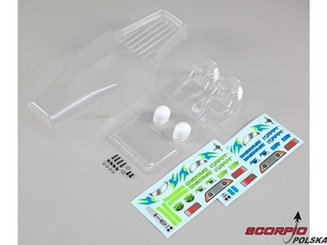 Losi Nightcrawler SE: Karoseria, kokpit niemalowana Losi Nightcrawler SE: Karoseria, kokpit niemalowana / LOS230050