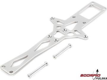 Losi Baja Rey: Szyna podwozia centralna, słupki Losi Baja Rey: Szyna podwozia centralna, słupki / LOS231011