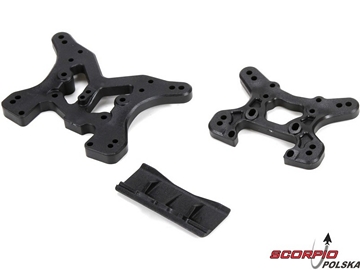 Losi TEN MT/SCBE: Wieża amort przednia/tylna Losi TEN MT/SCBE: Wieża amort przednia/tylna / LOS231015