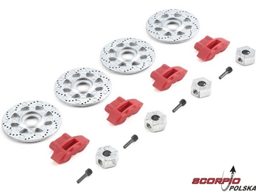 Losi Baja Rey: Piasta, sworzeń (4) Losi Baja Rey: Piasta, sworzeń (4) / LOS232006