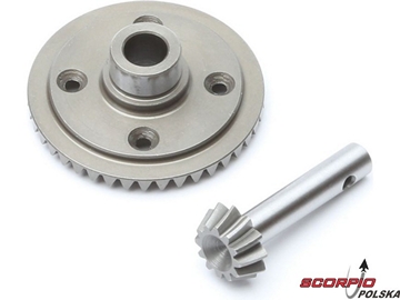 Losi Rock Rey: Pierścień zębaty 42T z zębatką 12T Losi Rock Rey: Pierścień zębaty 42T z zębatką 12T / LOS232019