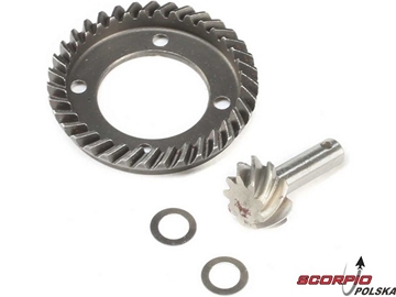 Losi Tenacity: Zębatka z pierścieniem zębatym przednia Losi Tenacity: Zębatka z pierścieniem zębatym przednia / LOS232027