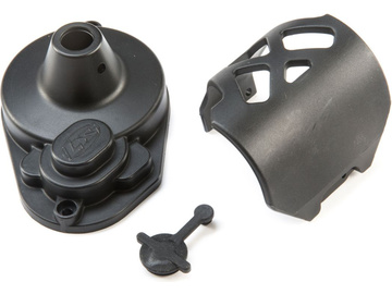 Losi 22S SCT: Obudowa przekładni, osłona silnika Losi 22S SCT: Obudowa przekładni, osłona silnika / LOS232036
