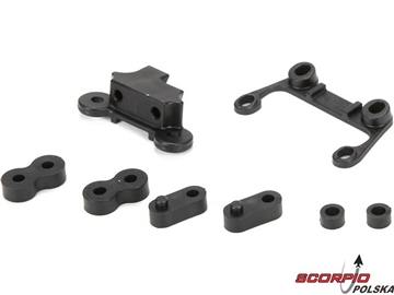 Losi TEN SCBE: Wkłady wieży amortyzatorów / LOS234009