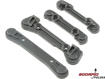 Losi Tenacity: Pokrywa czopów zawieszeń P/T Losi Tenacity: Pokrywa czopów zawieszeń P/T / LOS234019