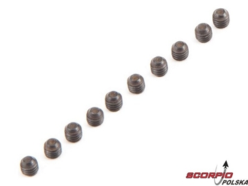 Losi: Śruba Cup Point M3 x 3mm (10) Losi: Śruba Cup Point M3 x 3mm (10) / LOS235011