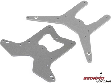 LST 3XL-E: Górna płyta podwozia przednia/tylna LST 3XL-E: Górna płyta podwozia przednia/tylna / LOS241023