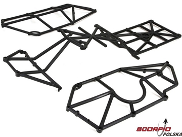 DBXL 1:5: Szkielet karoserii kompletny DBXL 1:5: Szkielet karoserii kompletny / LOS251007