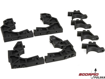 DBXL 1:5: Uchwyt dyferencjału przedni/tylny DBXL 1:5: Uchwyt dyferencjału przedni/tylny / LOS251016