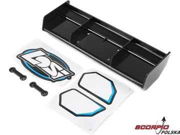 Losi DBXL-E: Skrzydło czarne Losi DBXL-E: Skrzydło czarne / LOS251046