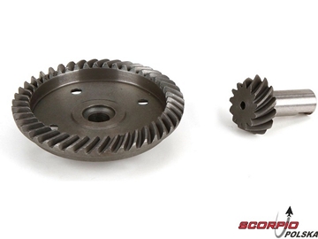 DBXL 1:5: Koło zębate dyf. 43T z zębatką 13T p/t DBXL 1:5: Koło zębate dyf. 43T z zębatką 13T p/t / LOS252008