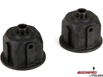 DBXL 1:5: Obudowa dyferencjału przednia/tylna (2) DBXL 1:5: Obudowa dyferencjału przednia/tylna (2) / LOS252010