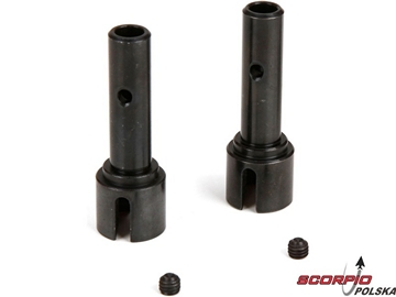 DBXL 1:5: Wał koła przedni/tylny (2) DBXL 1:5: Wał koła przedni/tylny (2) / LOS252011