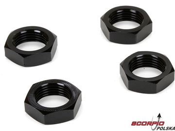 MTXL: Nakrętka koła czarna (4) MTXL: Nakrętka koła czarna (4) / LOS252051