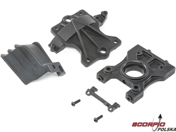 Losi DBXL-E: Słupki dystansowe centr. dyfer, górna płyta Losi DBXL-E: Słupki dystansowe centr. dyfer, górna płyta / LOS252059