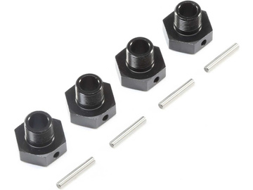Losi Super Baja Rey: Piasta koła sześciokątna 20mm czarna (4) / LOS252077