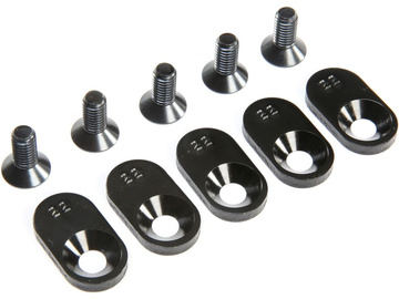 5ive-T 2.0: Wkład mocowania łoża silnika czarny 22T (5) 5ive-T 2.0: Wkład mocowania łoża silnika czarny 22T (5) / LOS252107