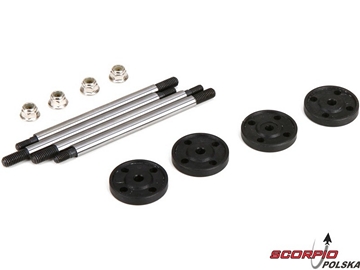 DBXL 1:5: Wał amortyzatora z kompletem tłoków p/t DBXL 1:5: Wał amortyzatora z kompletem tłoków p/t / LOS253005