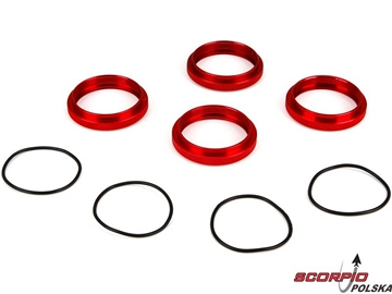 DBXL 1:5: Nakrętka amortyzatora z O-ringiem DBXL 1:5: Nakrętka amortyzatora z O-ringiem / LOS253009