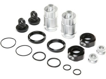 Losi DBXL-E 2.0: Korpus amortyzatora srebrny, oslony Fox (2) Losi DBXL-E 2.0: Korpus amortyzatora srebrny, oslony Fox (2) / LOS253026