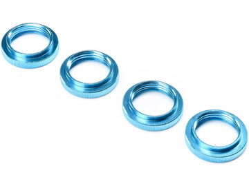 Losi nakrętka regulacyjna amortyzatora aluminium, niebieska (4): SBR 2.0 / LOS253033