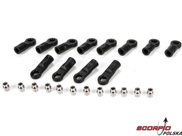 MTXL: Koncówki cięgien ze sworzniami kulowymi (12) MTXL: Koncówki cięgien ze sworzniami kulowymi (12) / LOS254031
