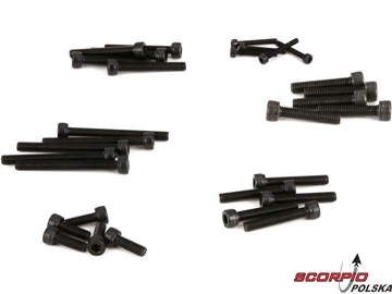 DBXL 1:5: Komplet śrub cylindrycznych (30) DBXL 1:5: Komplet śrub cylindrycznych (30) / LOS255001