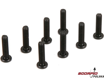 DBXL 1:5: Komplet śrub 5x16mm łoża silnika (8) / LOS255004