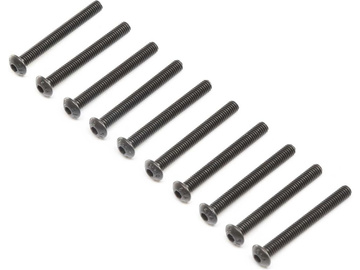 Losi Śruba półokrągła główka M4x35mm (10) / LOS255012