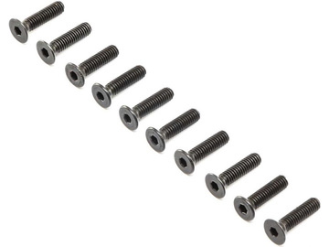 Losi Śruba płaska główka M4x16mm (10) / LOS255017