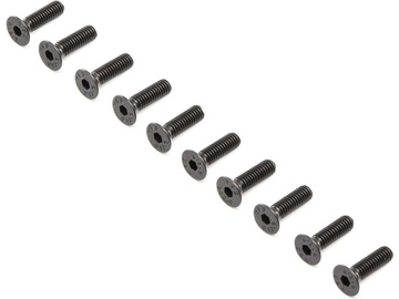 Losi Śruba płaska główka M4x14mm (10) / LOS255019