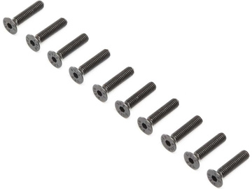 Losi Śruba płaska główka M4x18mm (10) / LOS255020