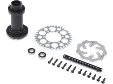 Losi piasta tylna kompletna, zestaw: PM-MX Losi piasta tylna kompletna, zestaw: PM-MX / LOS262014