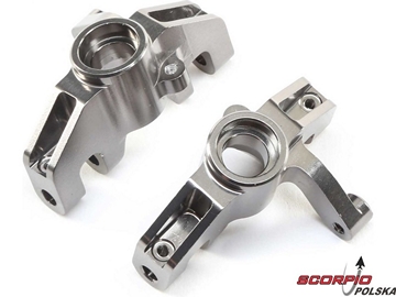 Losi Rock Rey: Piasta przednia dural / LOS334008