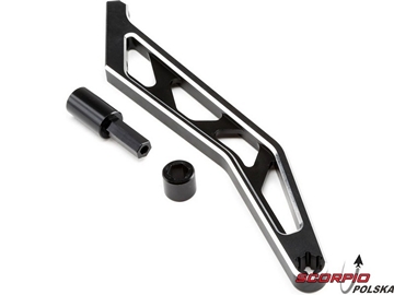 Losi MTXL: Poprzeczka podwozia tylna czarna alum Losi MTXL: Poprzeczka podwozia tylna czarna alum / LOS351005