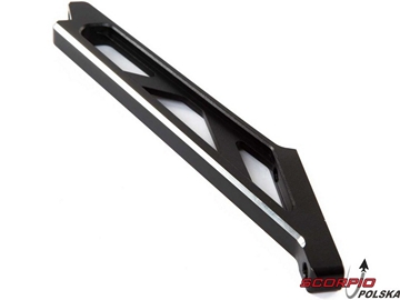 Losi DBXL-E: Poprzeczka podwozia przednia czarna dural / LOS351006