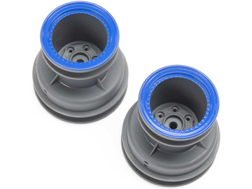 Losi felga MT jasno szara, beadlock niebieski (2): Mini LMT Losi felga MT jasno szara, beadlock niebieski (2): Mini LMT / LOS41046