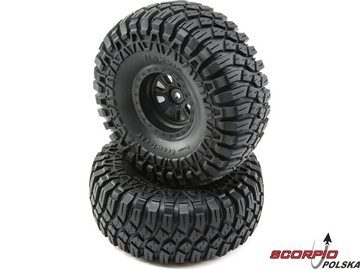Losi Rock Rey: Koło z oponą Maxxis Creepy (2) / LOS43012
