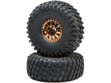 Losi koło z oponą BFG, miedź (2): Ultra 4 / LOS43028