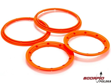 5ive-T: Komplet pierścieni Beadlock pomar (2) / LOS45007