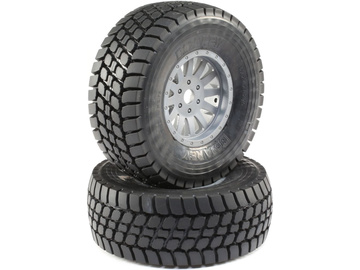 Losi Super Baja Rey: Koło z oponą Desert Claw (2) / LOS45021