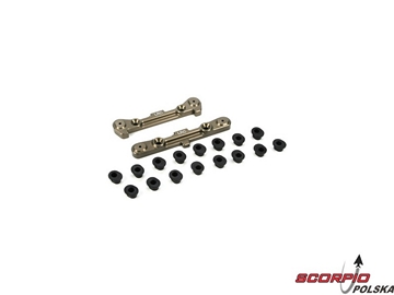 LRC Adj Rear Hinge Pin Brace w/Inserts: 8B/T 2.0 LRC Adj Rear Hinge Pin Brace w/Inserts: 8B/T 2.0 / LOSA1759