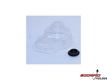 Gear Cover w/Access Plug: XXX-T / LOSA3048