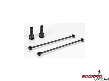 Fr/R CV Driveshaft Set (2): 8T / LOSA3519