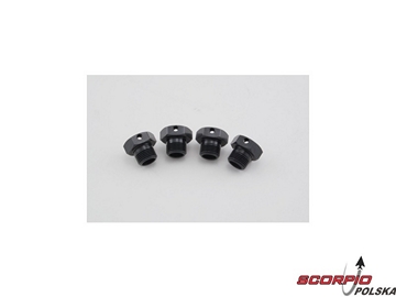 Piasta koła o 2mm szersza (4): 8B.8T / LOSA3532