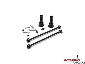 Front/Rear CV Drive Shaft Set (2): 8B 2 / LOSA3534