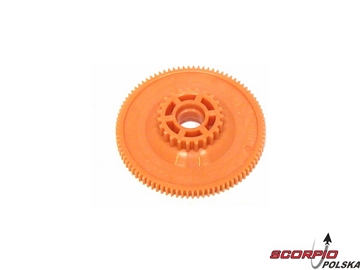 90T 48P Spur w/Drive Pulley: XXX-S / LOSA3946
