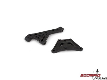 Front Chassis Brace Set: 8B.8T / LOSA4413