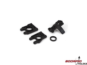 Center Diff Mount & Brace Set:8B.8T / LOSA4415